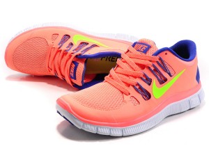 Nike Free 5.0 V2 Womens Shoes Blue Pink - Click Image to Close